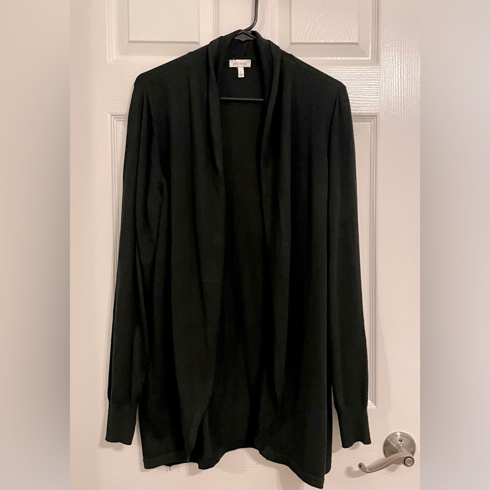 Black Ella Moss Cardigan
